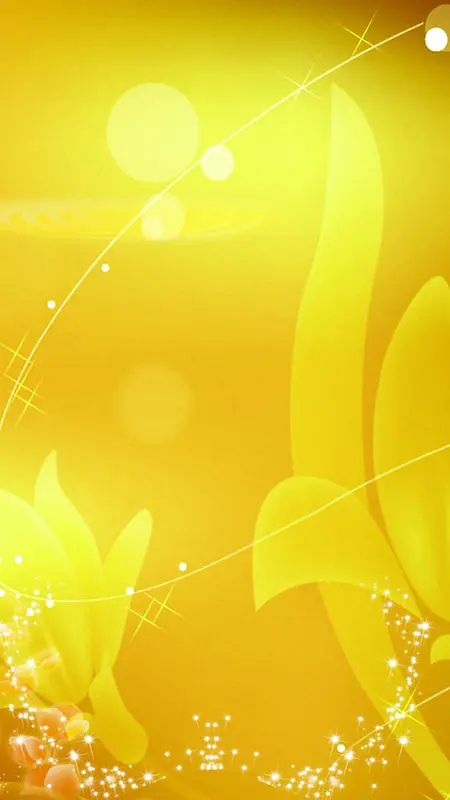 金色花纹闪光企业广告展览 H5背景