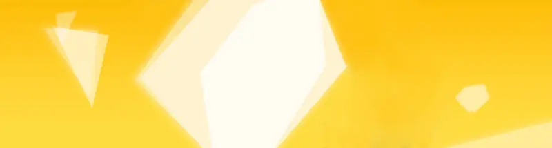 淘宝黄色个性立体背景banner