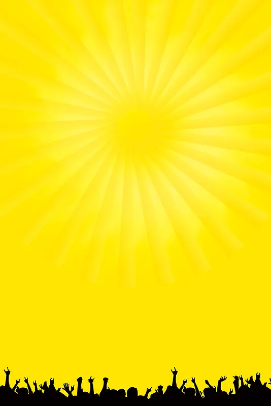 黄色辐射背景
