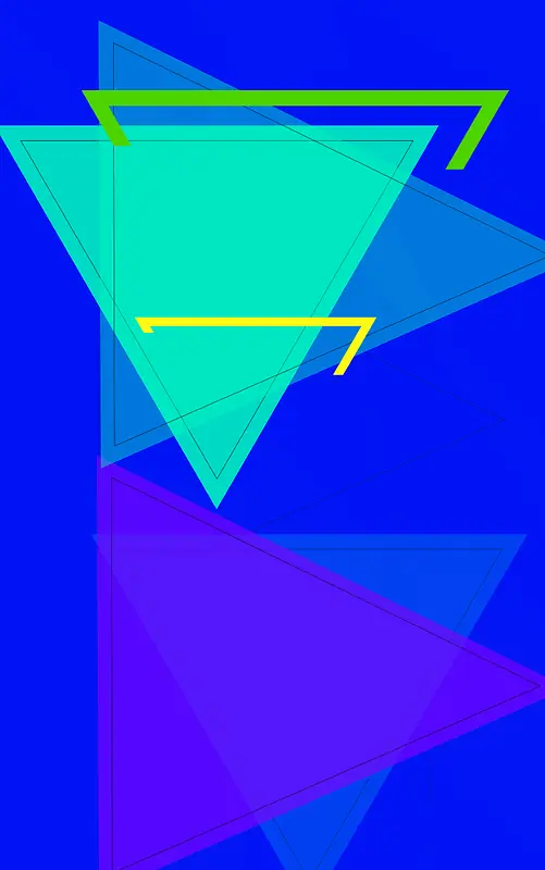 三角几何简易海报背景素材