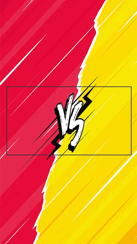简约对比比拼创意背景设计