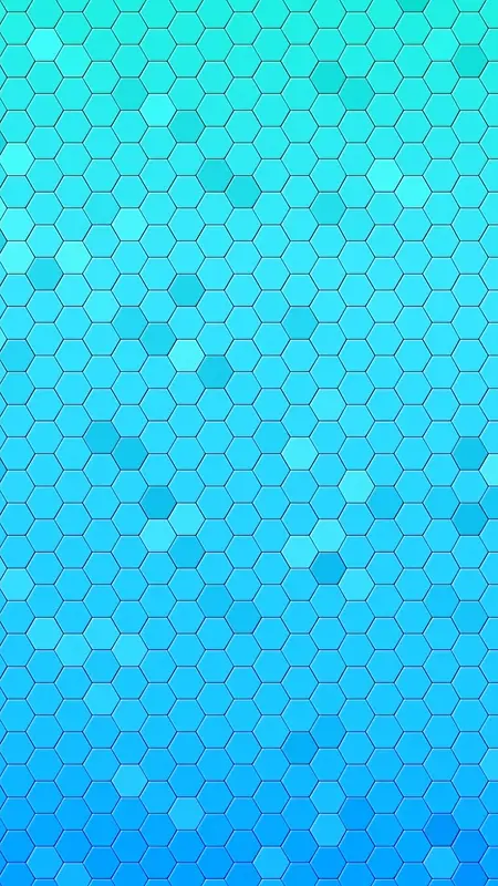 蓝色六边形网格状H5背景素材