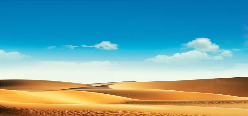 蓝天白云沙漠淘宝海报背景