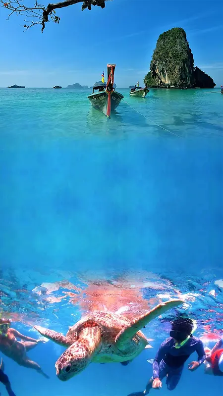 普吉岛浮潜旅游背景
