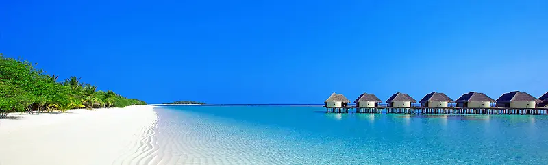 蓝色阳光海景banner