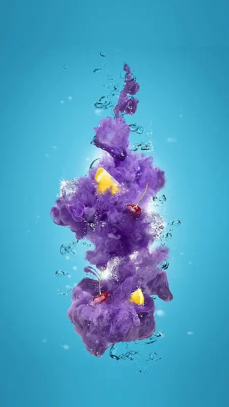 梦幻烟雾背景