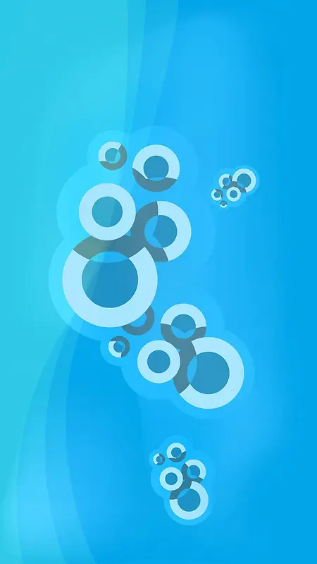 抽象圆圈蓝色h背景