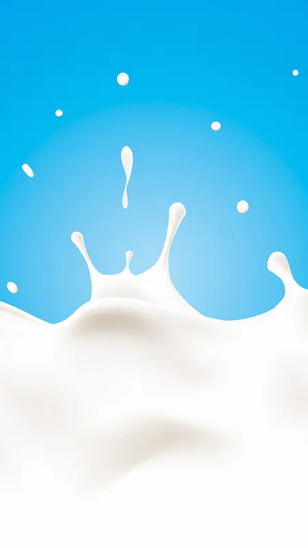 泼溅的牛奶H5背景