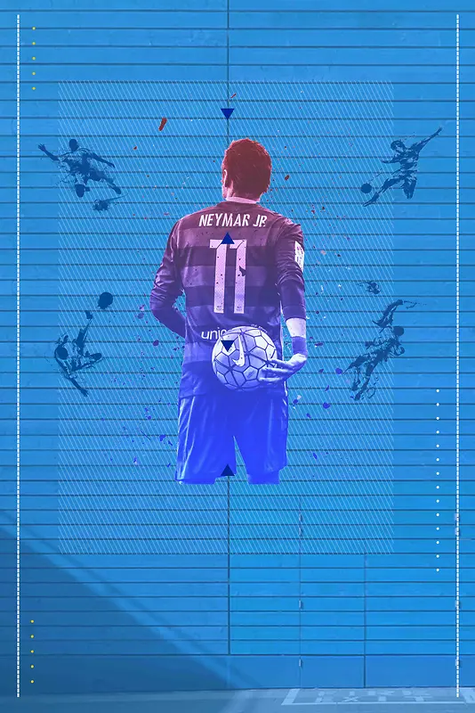 俄罗斯世界杯主题海报