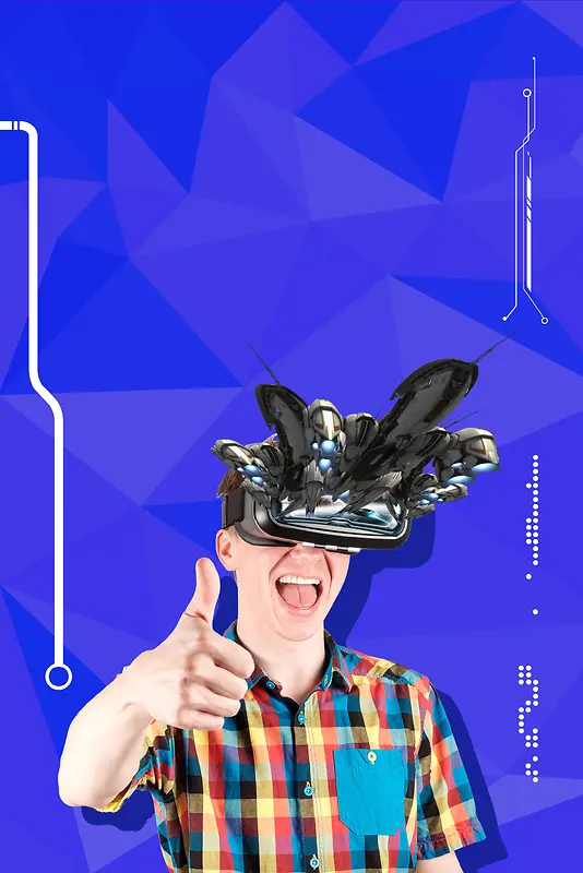 创意科技风VR科技