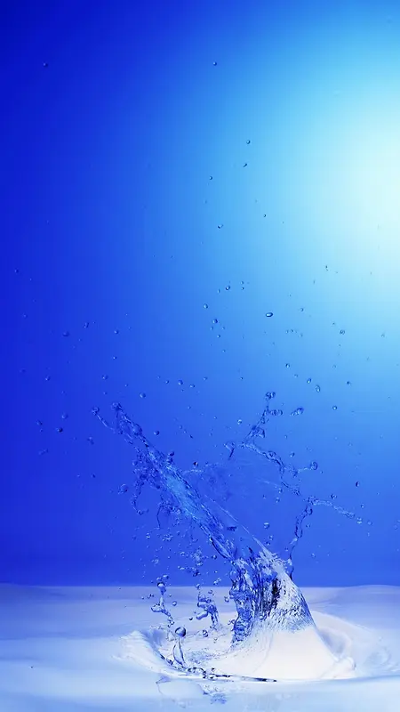 蓝色水滴H5背景
