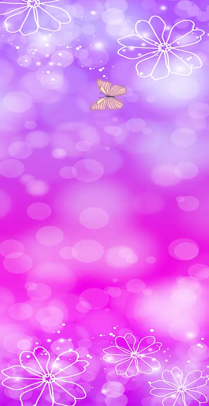 精美紫色画面梦幻展架设计模板素材海报