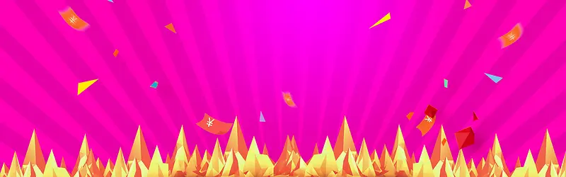 渐变促销背景banner