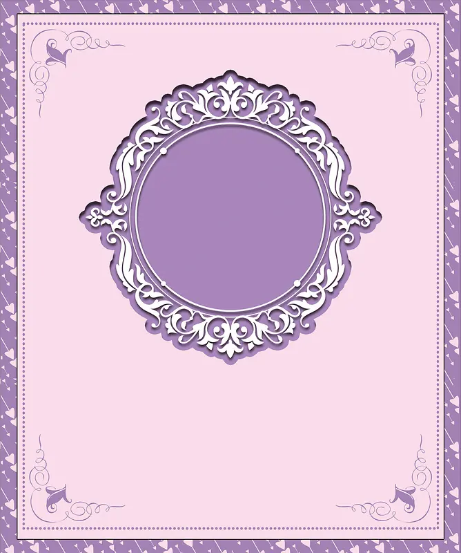 婚礼淡紫色迎宾牌展板单弦 素材