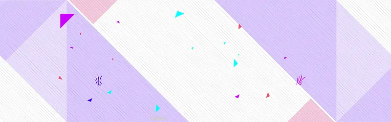 几何浅紫色扁平化拼接三角碎屑飞溅背景