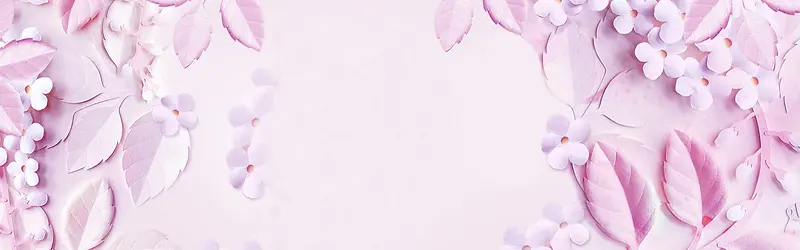 淘宝服装化妆品淡紫色文艺浪漫海报背景