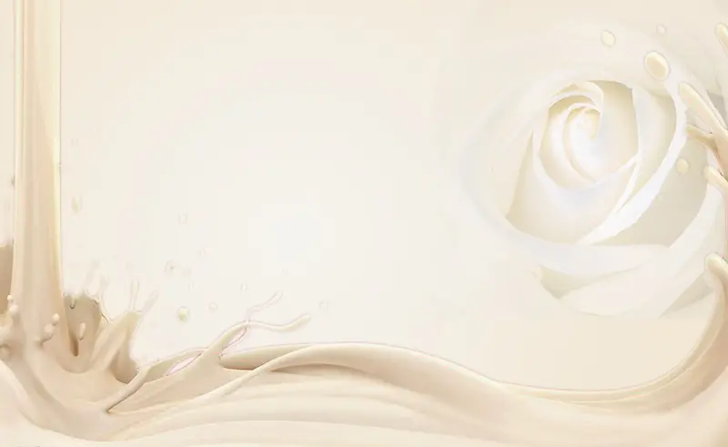 唯美玫瑰月季奶茶海报背景