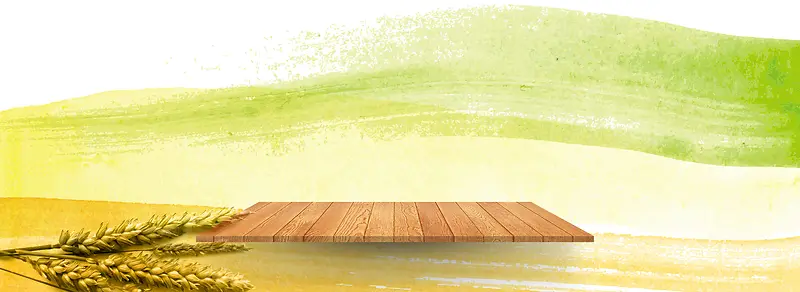 秋天稻谷小麦粮食背景