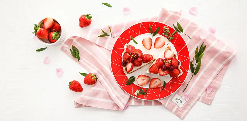 食品草莓背景素材