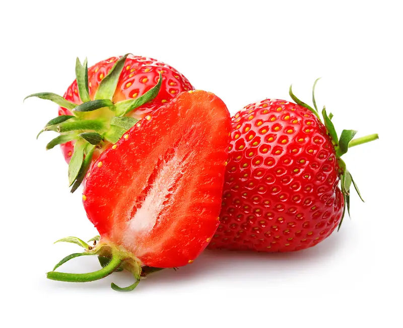 新鲜的草莓水果图片