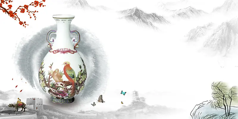 中国风陶瓷传统文化
