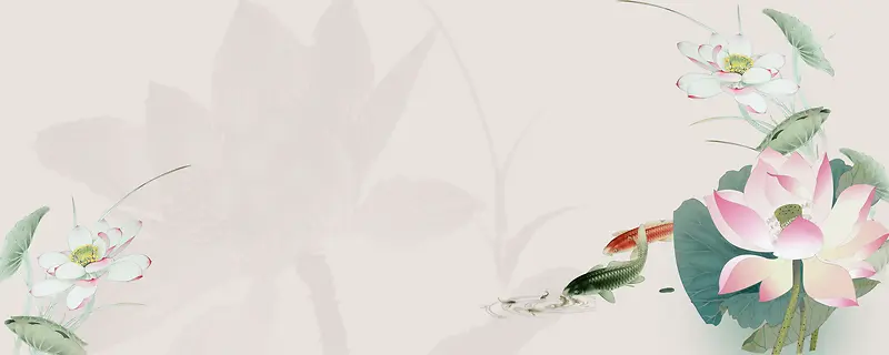 荷塘月色背景图片