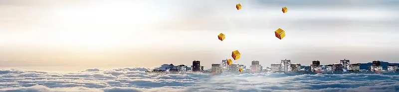现代商务演讲海报背景