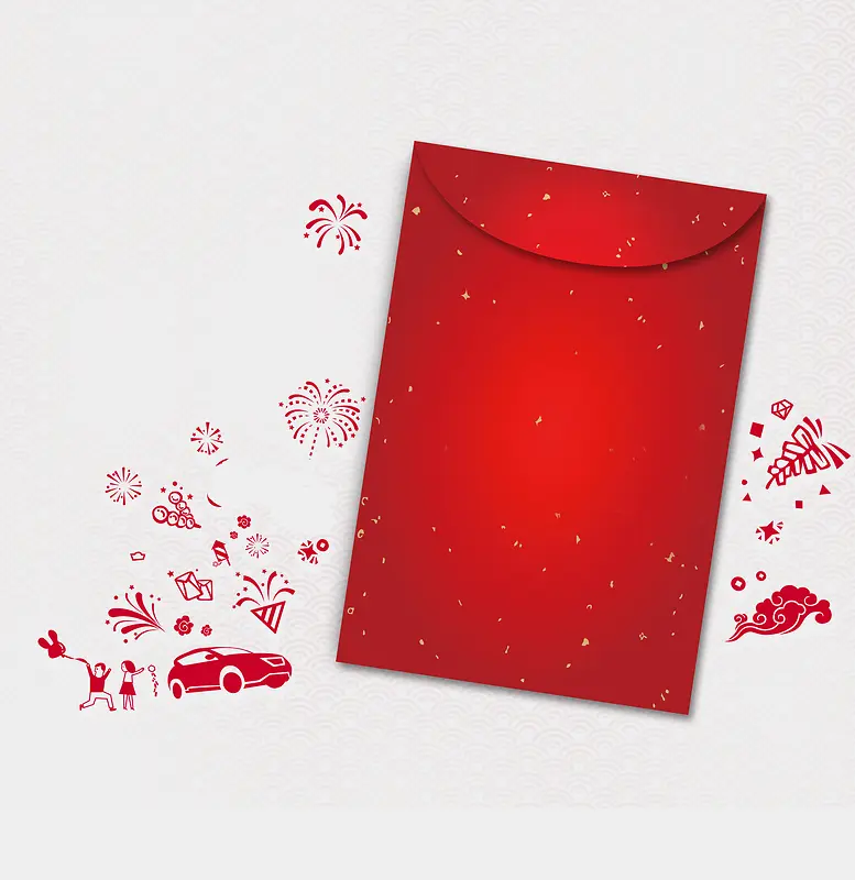 红包新年节日背景