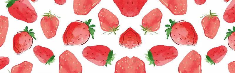 手绘草莓