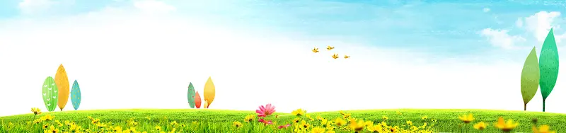 清明节春季踏青banner