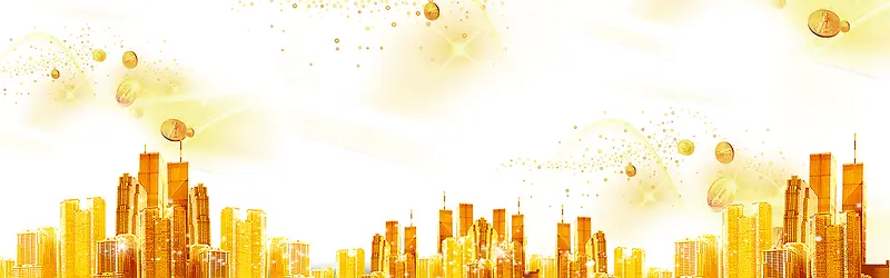 简约理财金融banner海报背景