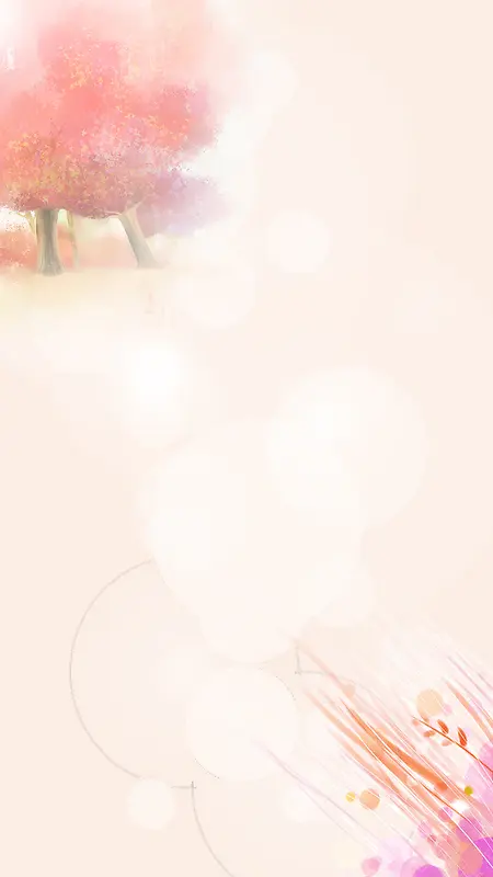 粉色梦幻母亲节H5分层背景