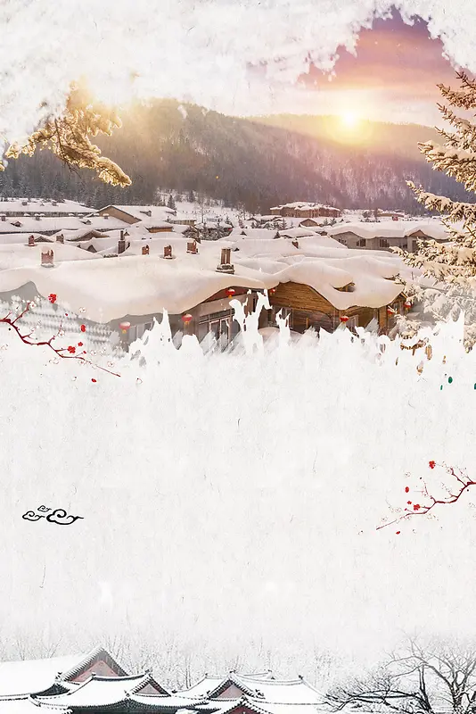 黑龙江雪乡冬景旅游