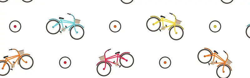 彩色自行车背景