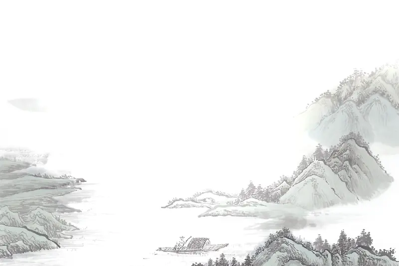 中国风山水背景素材