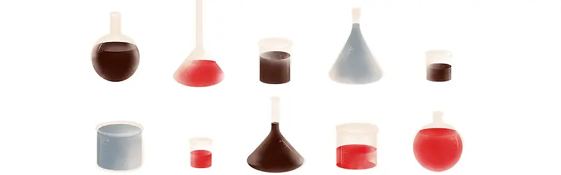 化学量瓶背景图