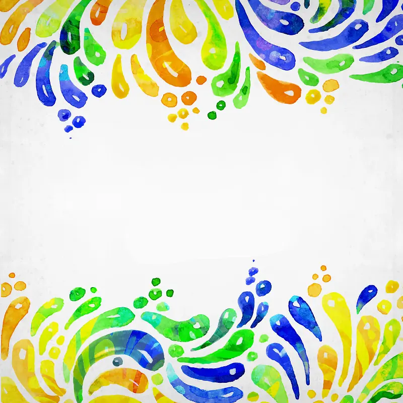 里约奥运花纹背景