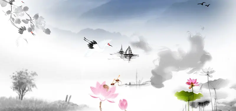 中国风水墨海报背景背景图片素材下载_图片编号ydxbnoon-免抠素材网