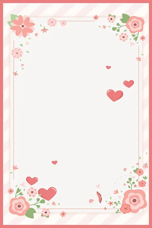 简约温馨花卉妇女节海报