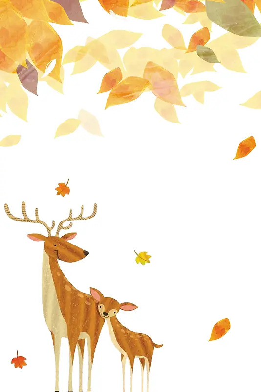 传统秋季节气海报背景素材