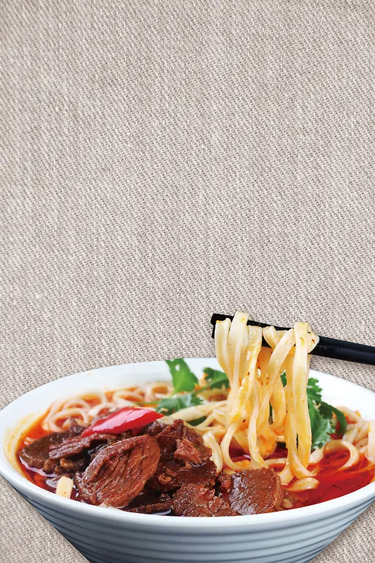 牛肉面宣传海报背景