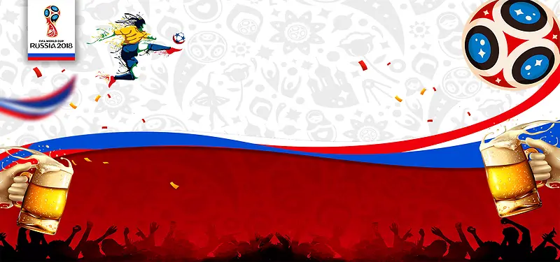2018决战世界杯足球banner