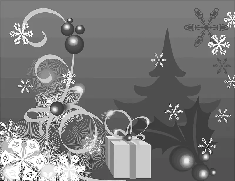 圣诞节花纹圣诞元素底纹海报设计背景
