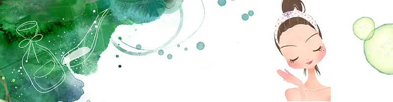 美女背景banner