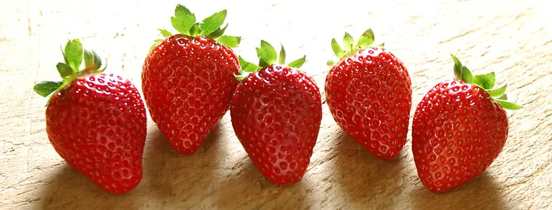 草莓组合唯美背景