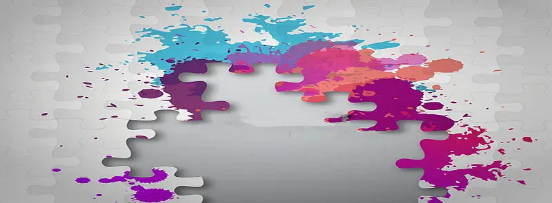 拼图创意背景素材