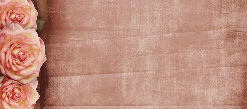 粉色花朵木板背景图