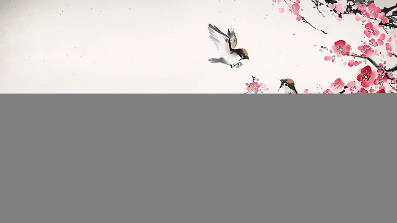 中国风清新户外宣传海报