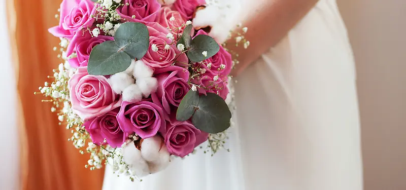 婚礼捧花淘宝banner