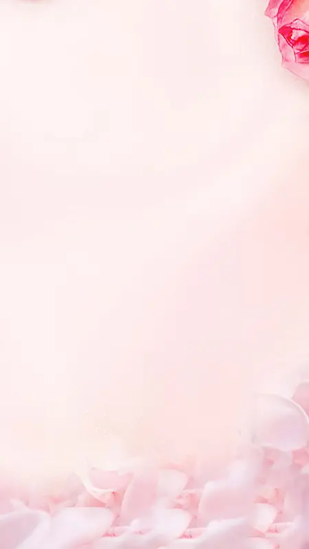 粉色浪漫花朵玫瑰PSD分层H5背景素材